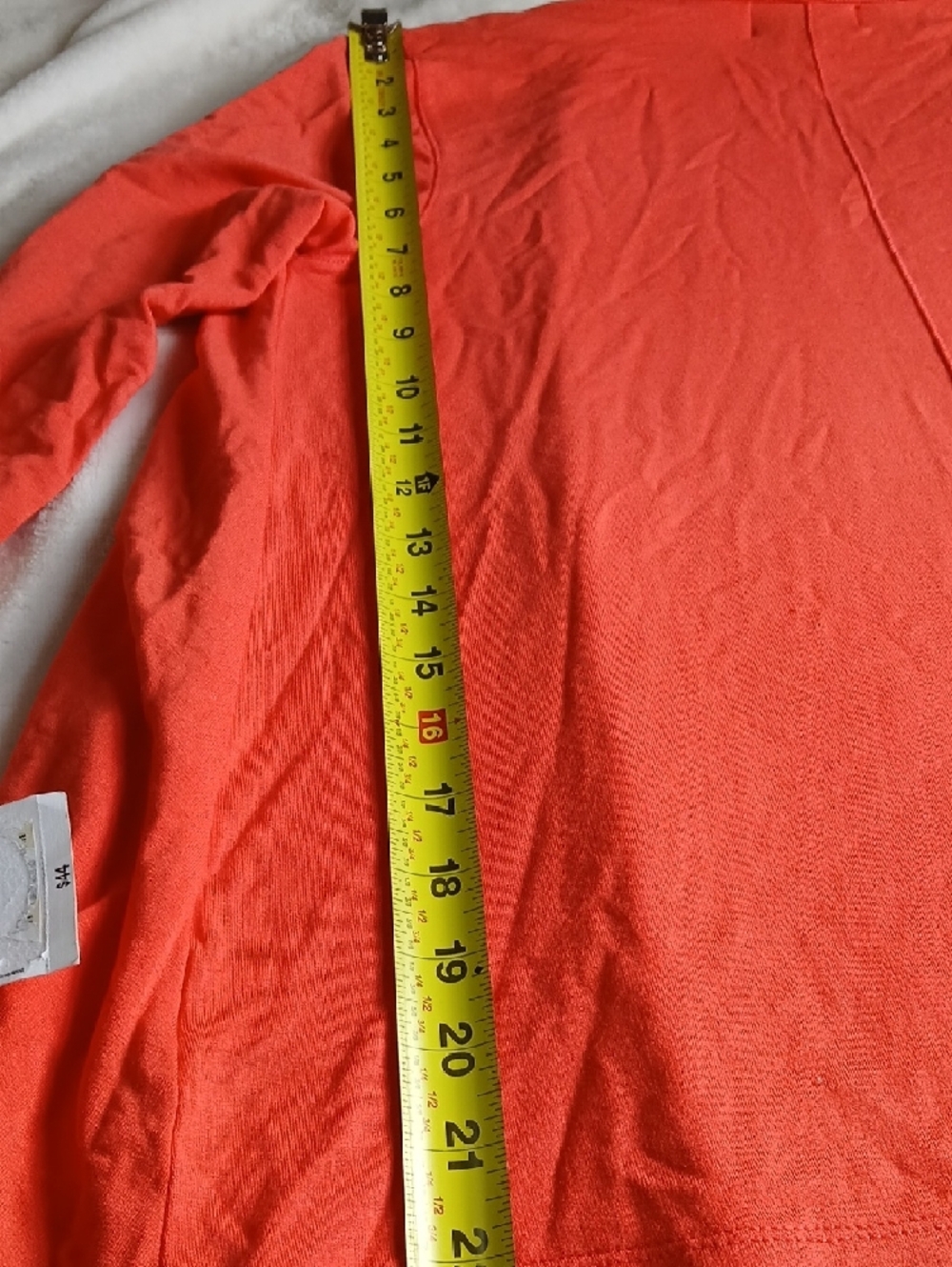 Liz Claiborne Coral Open-Front Draped Cardigan - Picture 9 of 9
